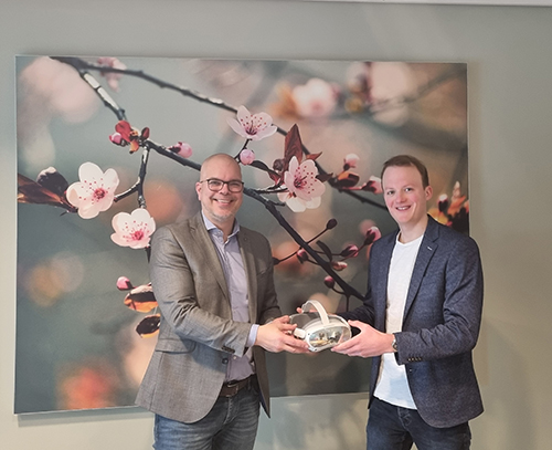 Directeur Patrick van Uitert en co-founder Luuk Bouw Playsight